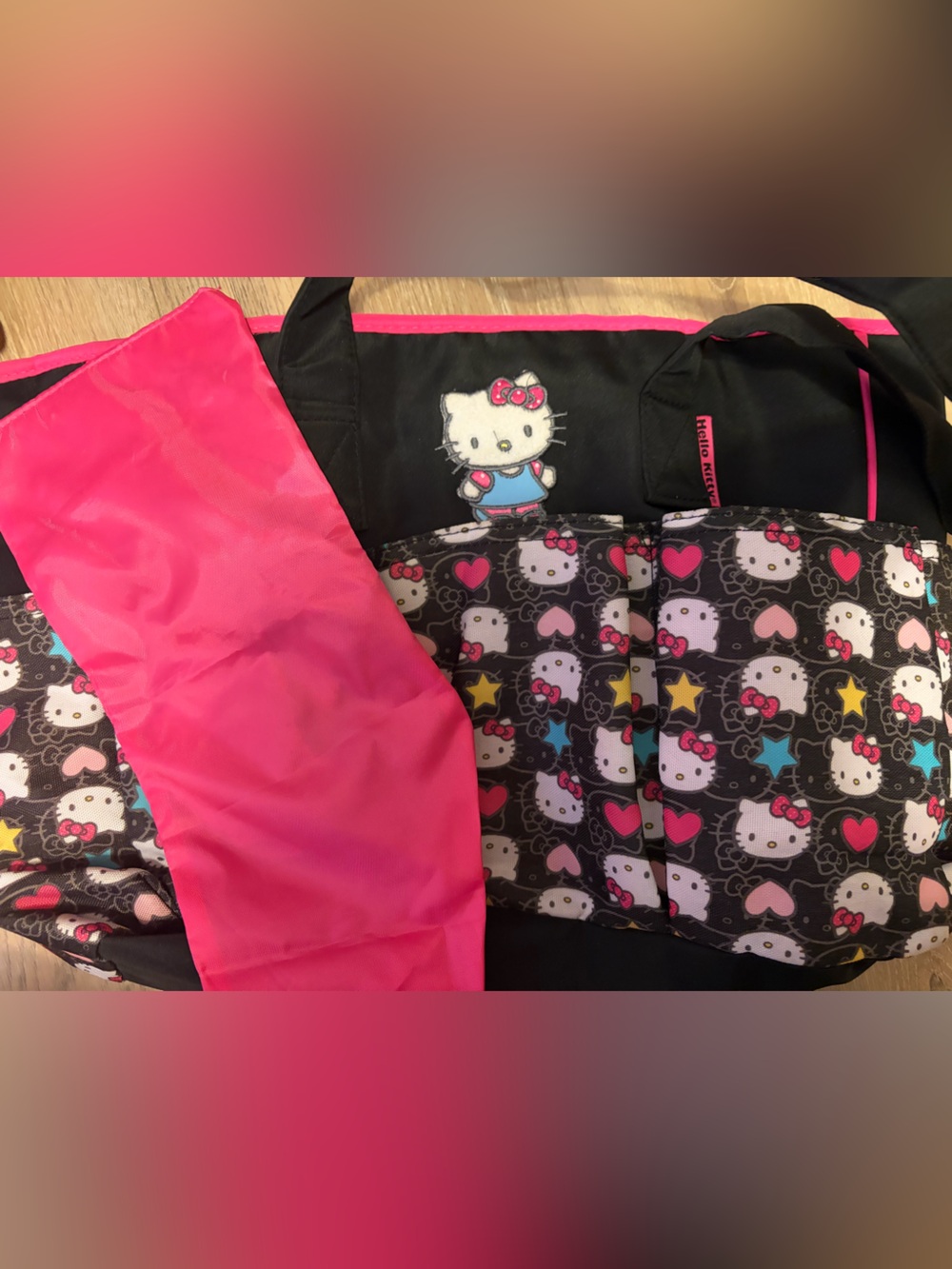 Hello kitty diaper bag